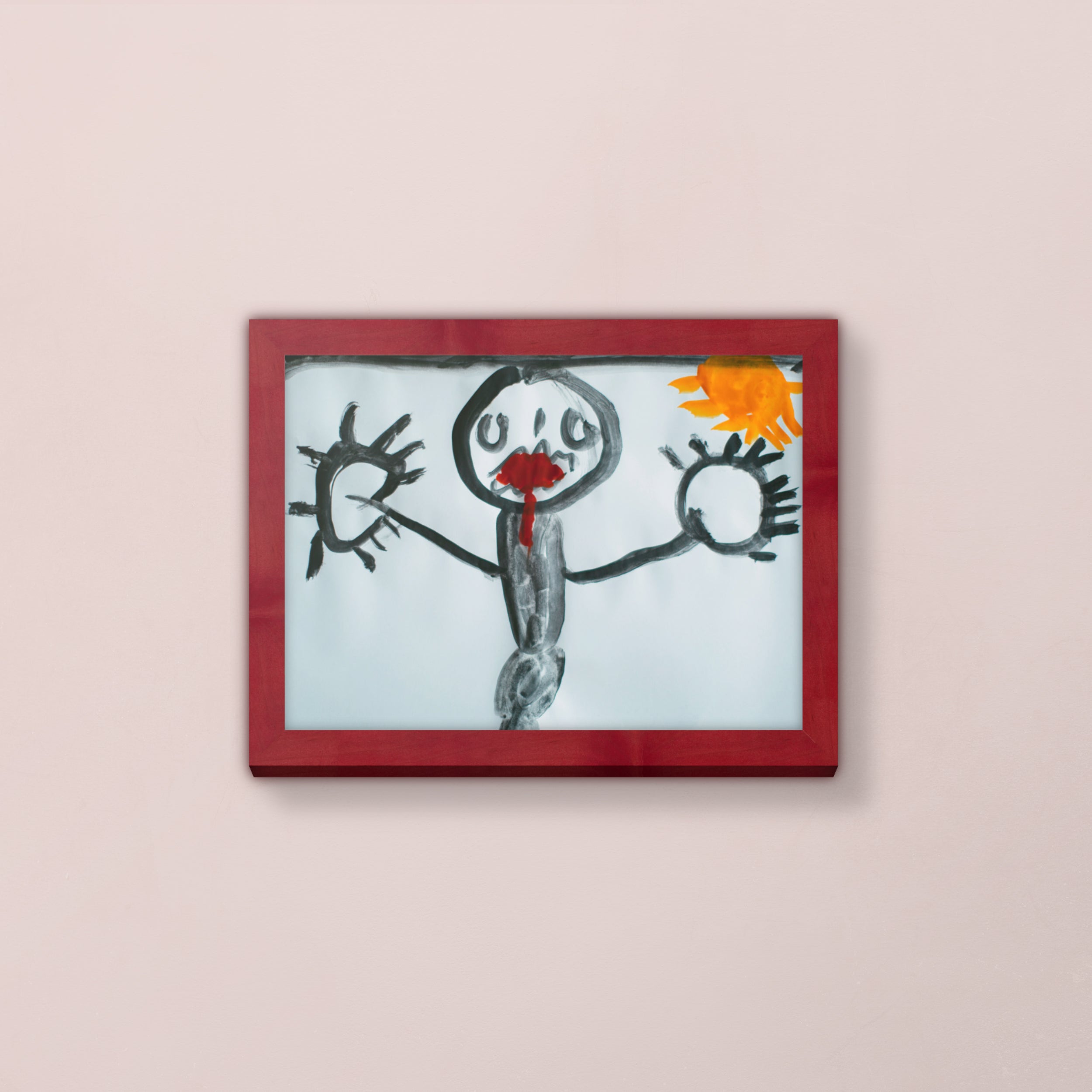 Bilderrahmen für Kinderzeichnungen